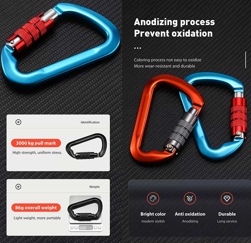 30KN Safety Carabiner