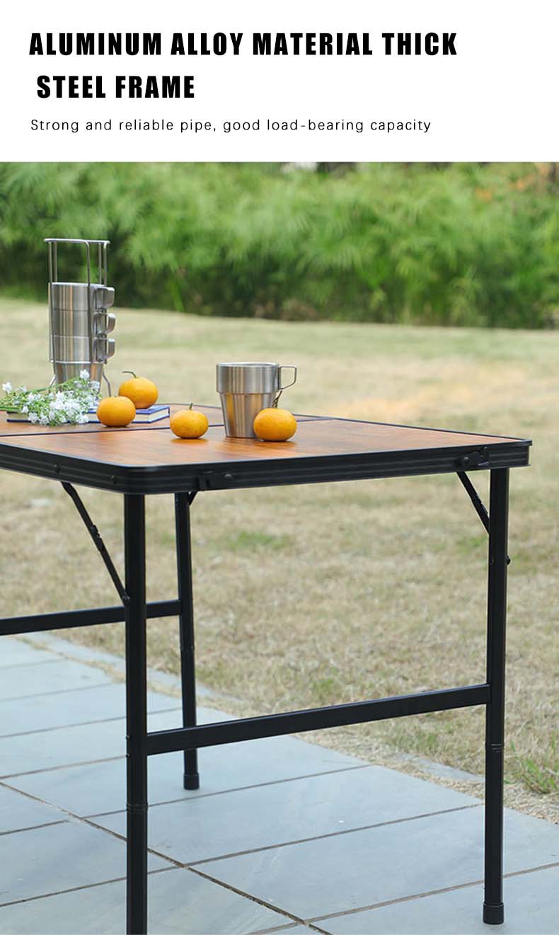 tavolo da campeggio pieghevole in alluminio