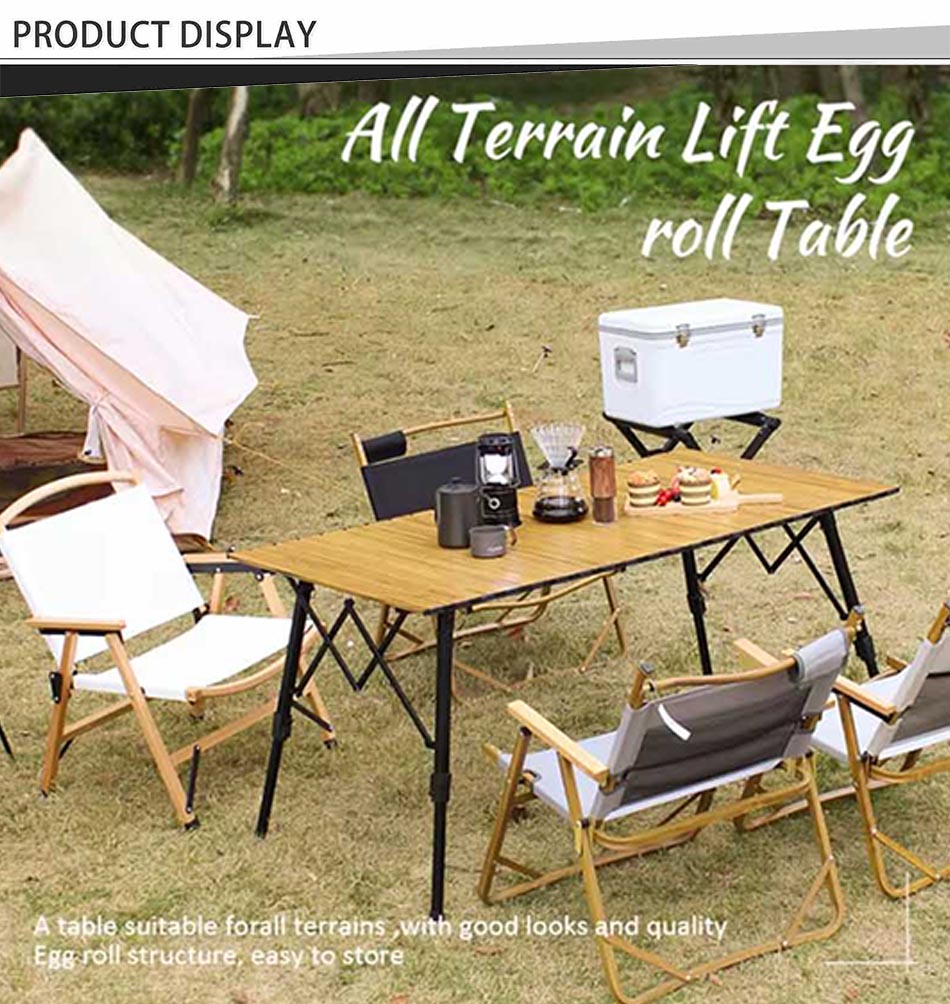 distributore di tavoli da picnic pieghevoli per esterni