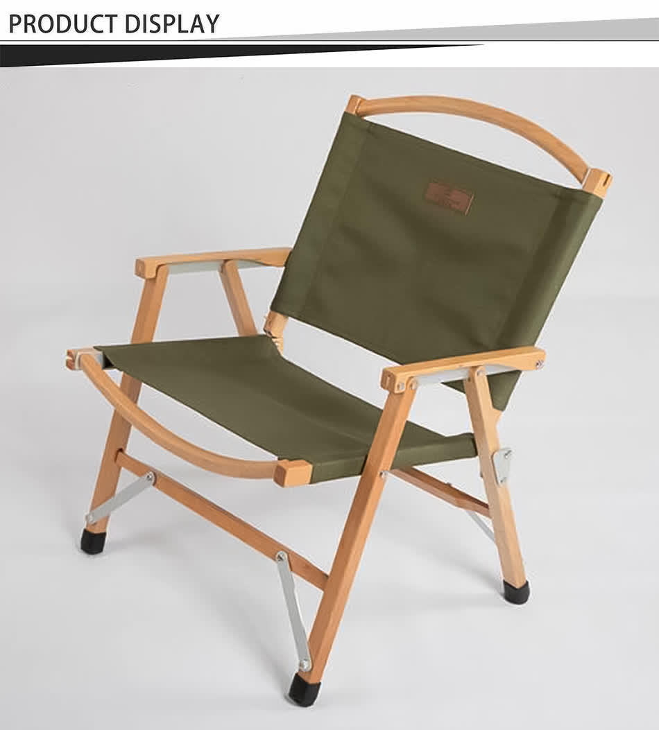 sedia da campeggio in legno di alta qualità