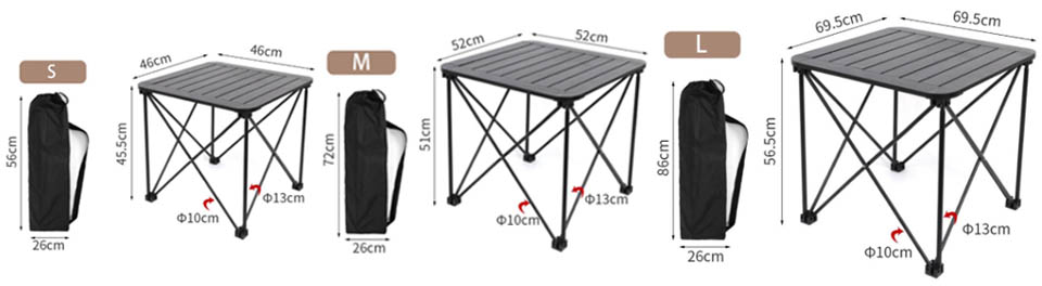 Camping picnic table