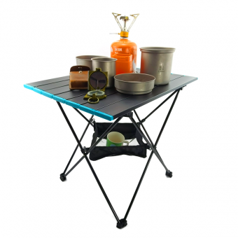 tavoli da pranzo da picnic da campeggio pieghevoli in alluminio con mobili da esterno leggeri personalizzati portatili all'ingrosso