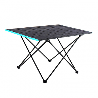 tavolo pieghevole in alluminio leggero di dimensioni con borsa per il trasporto per l'escursionismo, barbecue, pesca e viaggi