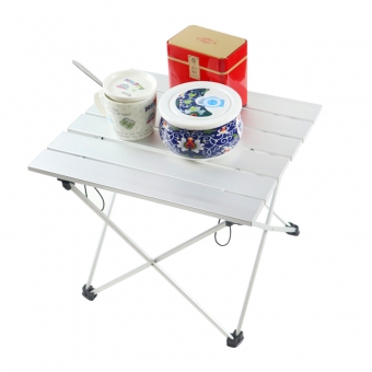 fabbrica diretta personalizzare tavoli in alluminio pieghevoli per esterni leggeri tavoli da picnic da campeggio pieghevoli facili da trasportare