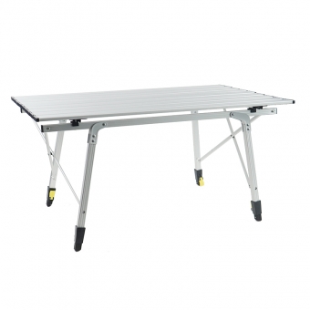 tavolo pieghevole da campeggio pieghevole in alluminio portatile con gambe regolabili in altezza tavolo arrotolabile
