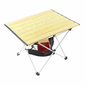 tavolo pieghevole regolabile in alluminio di nuovo design tavolo da picnic da campeggio portatile per feste all'aperto regolabile in altezza