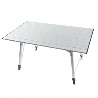 tavolo pieghevole da campeggio ultraleggero in alluminio con gambe regolabili in altezza tavolo arrotolabile per picnic all'aperto,barbecue,spiaggia