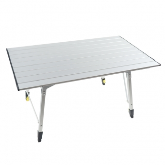 prezzo di fabbrica tavolo da campeggio pieghevole in alluminio con altezza regolabile , tavolo da picnic pieghevole per feste all'aperto in cucina
