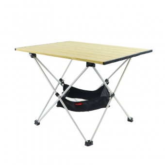 tavolo da picnic pieghevole in alluminio con gambe regolabili in altezza per feste al coperto all'aperto