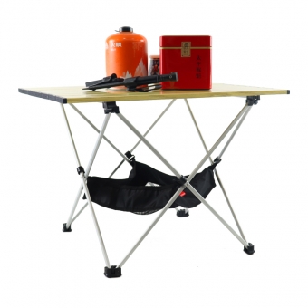 Tavolo pieghevole da campeggio portatile regolabile in altezza OEM/ODM di alta qualità