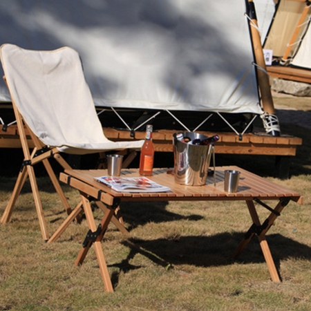 sedia pieghevole da esterno in faggio, sedia da spiaggia in legno per il campeggio, spiaggia da picnic con zaino in spalla 