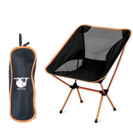 sedia da campeggio pieghevole leggera con borsa per il trasporto per la pesca in campeggio 