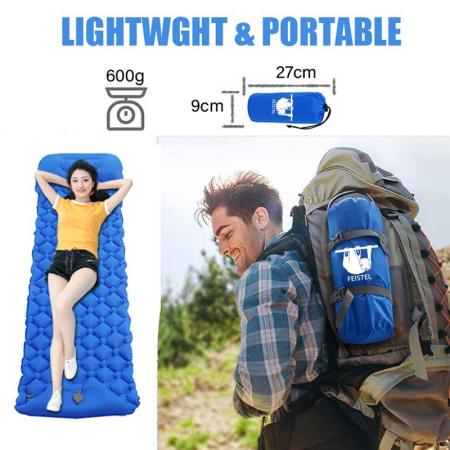 materassino personalizzato da campeggio super morbido per l'escursionismo con lo zaino in spalla 