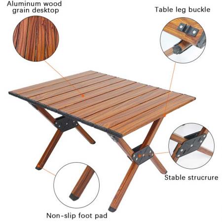 tavolo da campeggio tavolo pieghevole da esterno tavolo pieghevole portatile leggero per spiaggia da picnic 