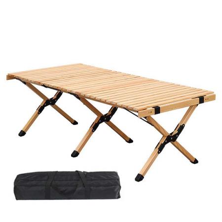 tavolo da campeggio pieghevole tavolo da picnic pieghevole da esterno in legno tavolo in legno per campeggio barbecue picnic party beach 