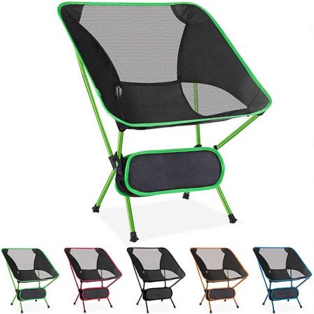 sedia da spiaggia portatile sedia da spiaggia da campeggio all'aperto per la pesca con lo zaino in spalla 