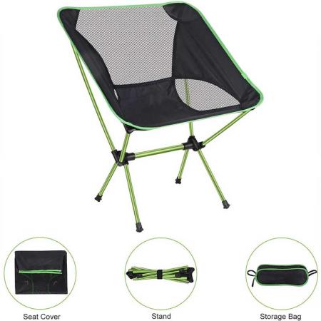 sedia da spiaggia portatile sedia da spiaggia da campeggio all'aperto per la pesca con lo zaino in spalla 