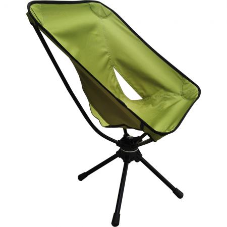 sedia girevole pieghevole da campeggio resistente con rotazione di 360 gradi 
