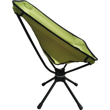 sedia girevole a 360 gradi da campeggio all'aperto con borsa per il trasporto 
