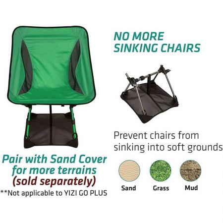 sedia pieghevole seggiolino da picnic attrezzi da pesca ultraleggera per escursionismo all'aperto portatile con borsa per il trasporto 