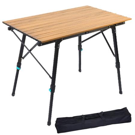 tavolo regolabile in altezza tavolo da campeggio esterno portatile pieghevole leggero tavolo per picnic spiaggia regolabile in altezza gamba del tavolo 