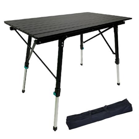 tavolo regolabile in altezza tavolo in alluminio tavolo pieghevole regolabile in altezza campeggio all'aperto leggero per campeggio cortili spiaggia BBQ party 
