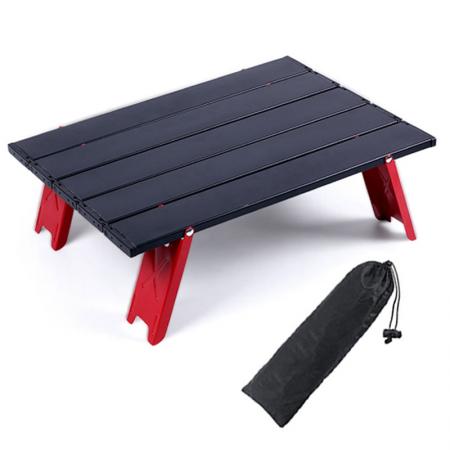 tavolo da campeggio portatile ultraleggero tavolino pieghevole ultraleggero con piano in alluminio 