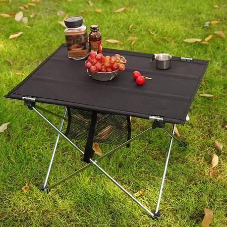tavolo pieghevole tavolo da campeggio portatile tavoli da picnic pieghevoli tavolo da spiaggia in tela impermeabile per spiaggia da campeggio all'aperto 
