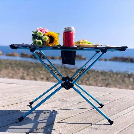 tavolo da campeggio pieghevole tavolo da campeggio portatile compatto per zaino in spalla tavolo da campeggio in alluminio 
