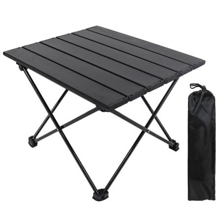 tavolo da spiaggia pieghevole ultraleggero tavolo da campeggio portatile con piano in alluminio e borsa per il trasporto 