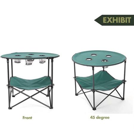tavolo pieghevole tavolo da campeggio portatile ultraleggero compatto con borsa per il trasporto per picnic all'aperto in campeggio 