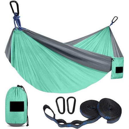 amaca da campeggio in nylon portatile doppia amaca accessori da campeggio per esterno 