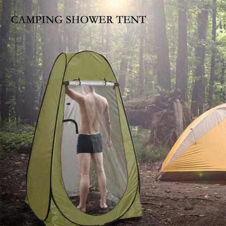 tenda per la privacy pop-up tenda per doccia da campeggio spogliatoio con borsa per il trasporto per escursioni all'aperto
 