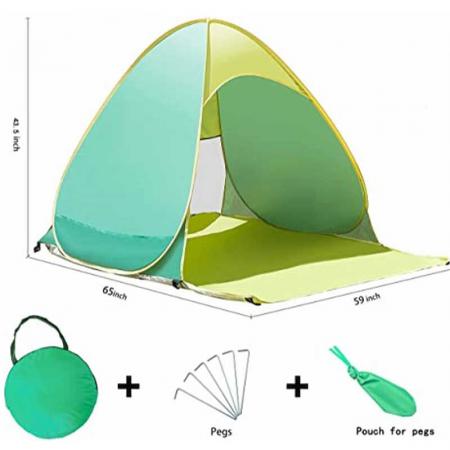 tenda da spiaggia pop up protezione UPF 50+ protezione solare parasole parasole pop up
 