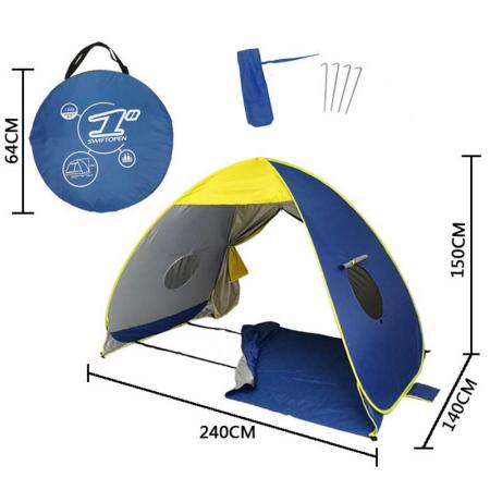 tenda da campeggio pieghevole per esterni leggera tenda impermeabile come riparo solare
 