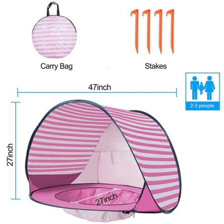 tenda da spiaggia tenda da spiaggia tenda da sole portatile anti UV tenda da sole pop up tenda da spiaggia per bambini
 