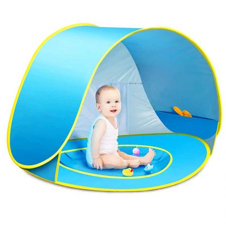tenda da spiaggia per bambini pop-up piscina all'ombra portatile protezione solare parasole per neonato
 