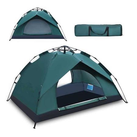 vendita all'ingrosso 3-4 persone tende completamente automatiche aperte in tenda da sole tenda da campeggio doppia
 