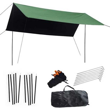 telo parasole portatile leggero impermeabile antipioggia telo tenda
 