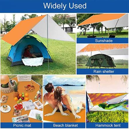 tenda per amaca portatile leggera e resistente da campeggio impermeabile, riparo dalla pioggia in viaggio in campeggio
 