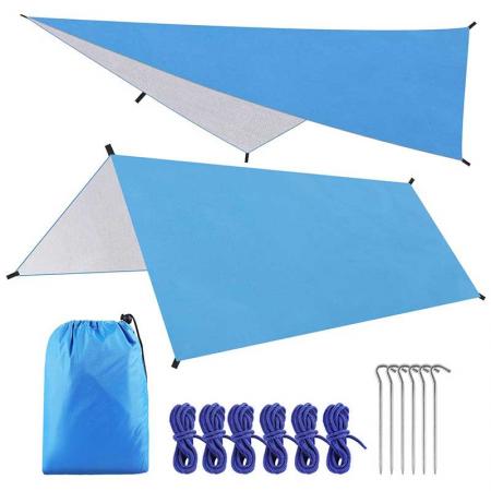 telo da campeggio portatile impermeabile telo parasole tenda da pioggia telo tenda
 
