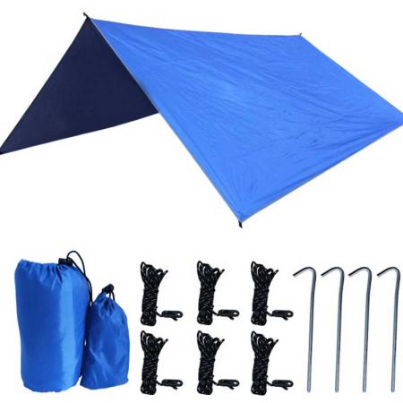campeggio all'aperto spiaggia poliestere impermeabile mosca pioggia mosca amaca tenda telo parasole
 