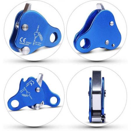 attrezzatura per arrampicata all'aperto accessori per arrampicata su corda moschettone chiusura di sicurezza in alluminio
 