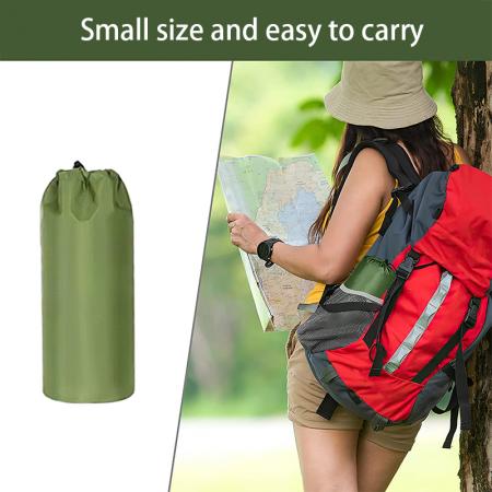 Materassino da campeggio gonfiabile leggero per escursionismo con zaino e sacco a pelo per adulti e bambini all'aperto
 