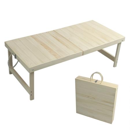 Tavolo da picnic pieghevole in legno di nuovo design per campeggio BBQ Picnic Party Beach 