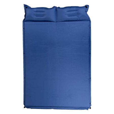 Materassino per dormire doppio autogonfiabile Materasso per materassino per doppia persona 190T Spring Sub-Spun con cuscino 