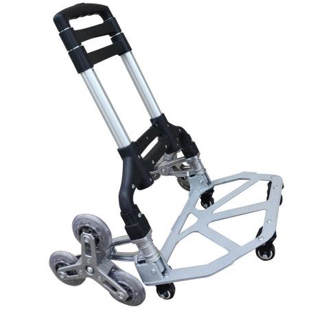 Carrello da arrampicata portatile in lega di alluminio con carrello da arrampicata su misura per trasporto di trasporto 