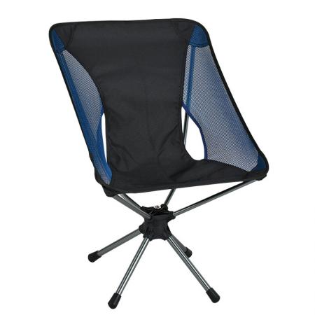 sedia da campeggio di grandi dimensioni in vendita calda sedia da campeggio girevole ultraleggera 