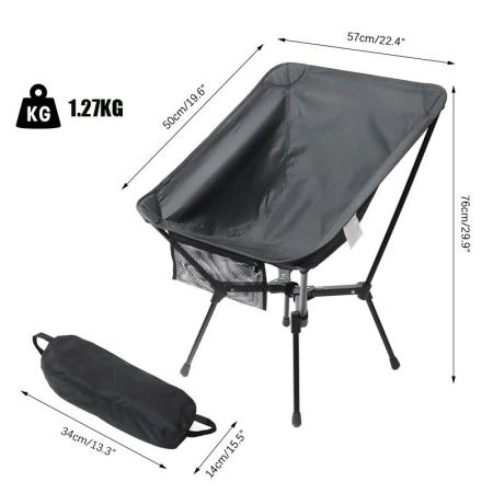 LOGO personalizzato Sedia da campeggio per esterni in alluminio Sedia da picnic pieghevole da spiaggia portatile con barra di tipo X 