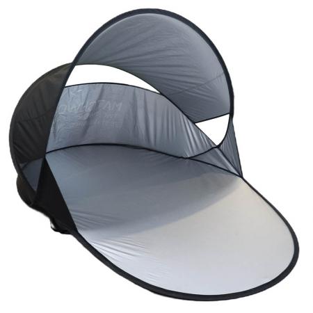 Tenda da spiaggia pop-up Tenda parasole Tappetino UV Tenda di protezione UV grande personalizzata
         